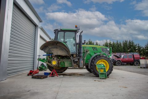 Tractor brake repair at the Torque and Tune workshop